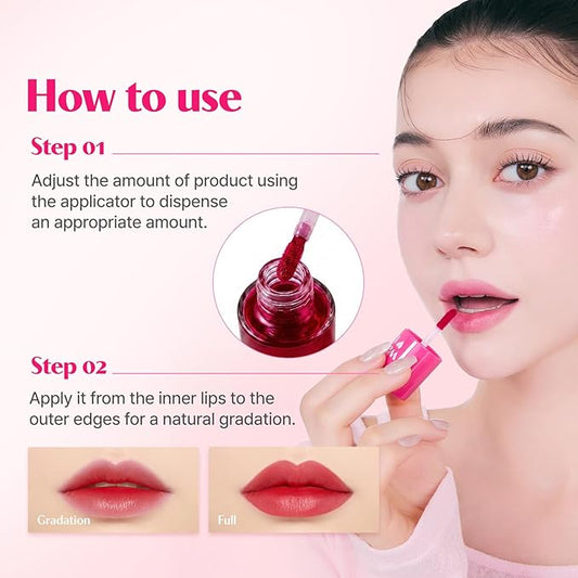 ETUDE HOUSE DEAR DARLING WATER TINT #01 STRAWBERRY ADE