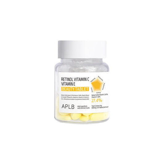 Aplb Retinol Vitamin C Vitamin E Beauty Tablet 30 Pcs