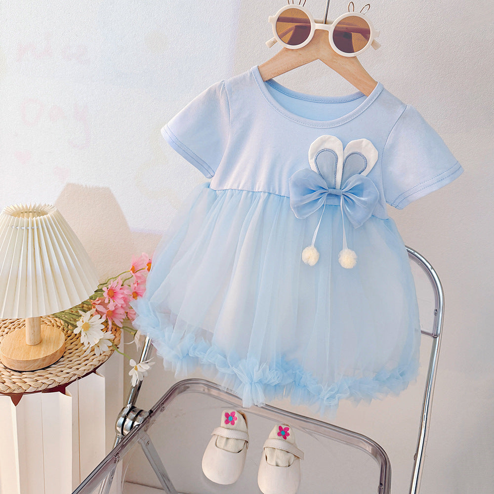 Importedđ¸ Toddler Girlsâ Summer Princess Dress â Casual Mesh Skirt Outfit