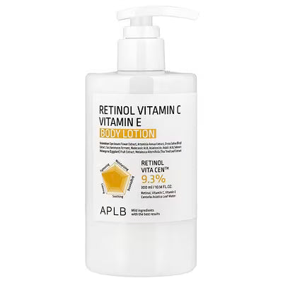 APLB, Retinol Vitamin C, Vitamin E Body Lotion , 10.14 fl oz (300 ml)