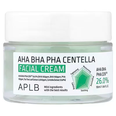 APLB AHA BHA PHA Centella Facial Cream 55ml