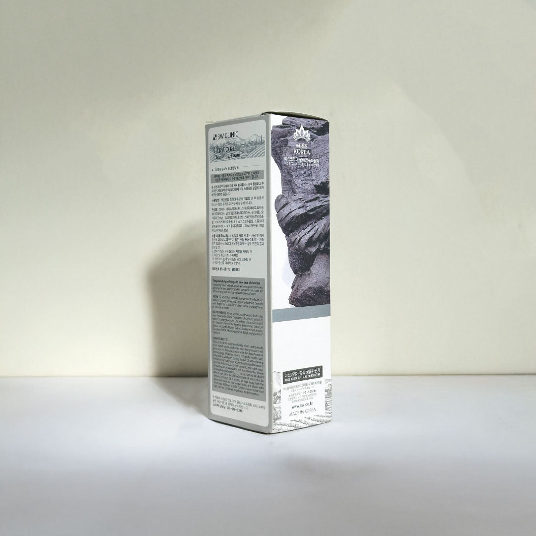 3w Clinic Charcoal Cleansing Foam 100 ml
