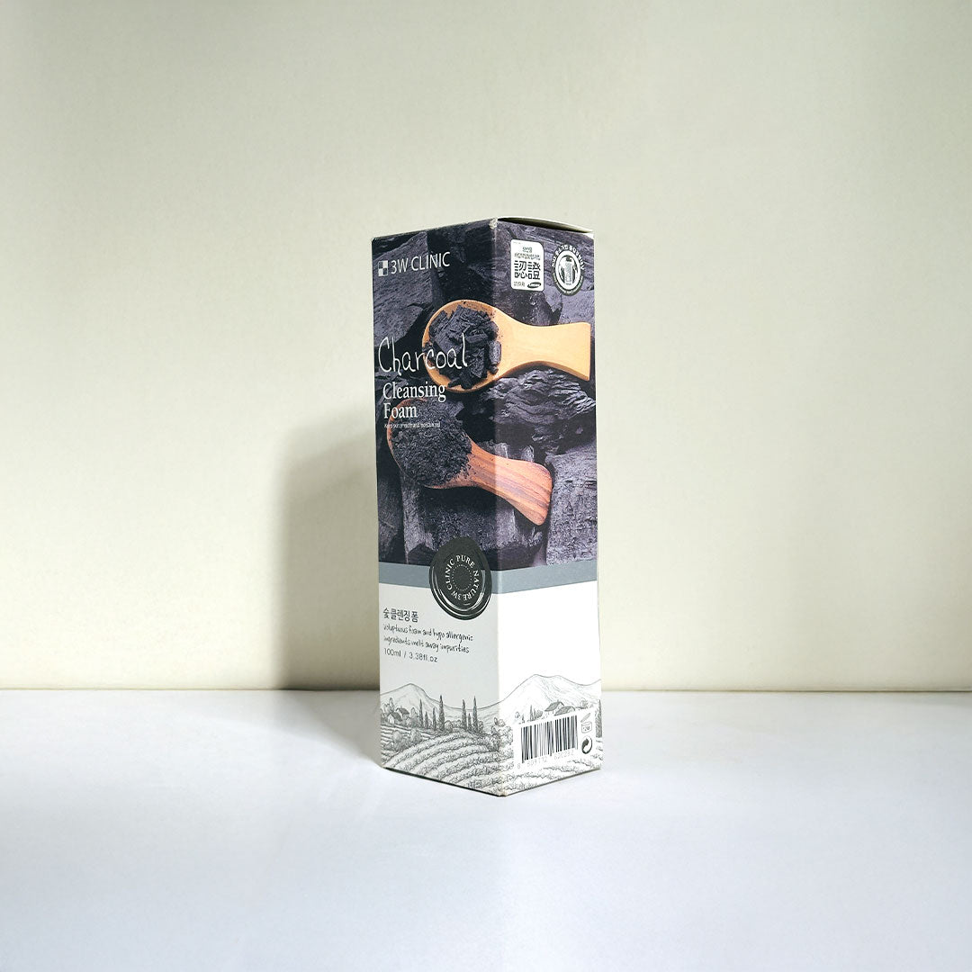 3w Clinic Charcoal Cleansing Foam 100 ml