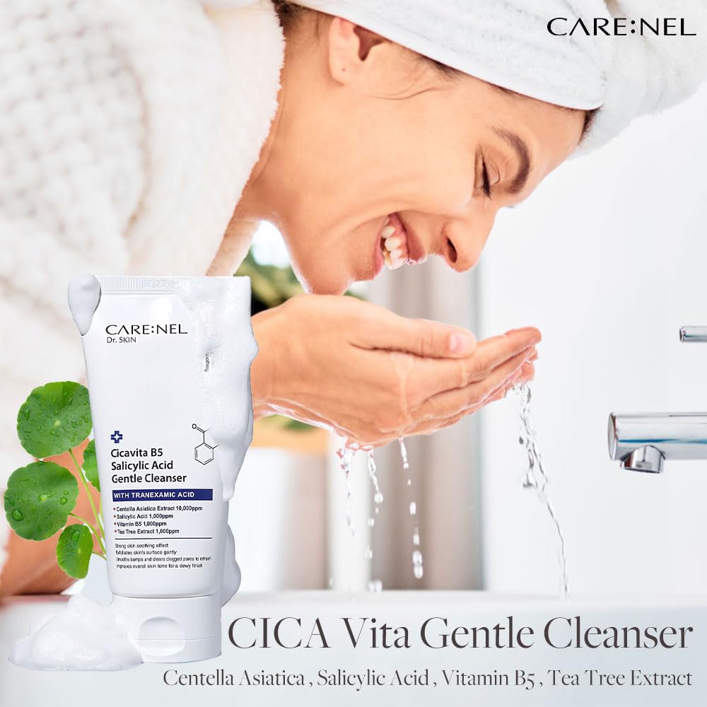 Care:Nel, Cicavita B5, Salicylic Acid Gentle Cleanser, 5.07 fl oz (150 ml)
