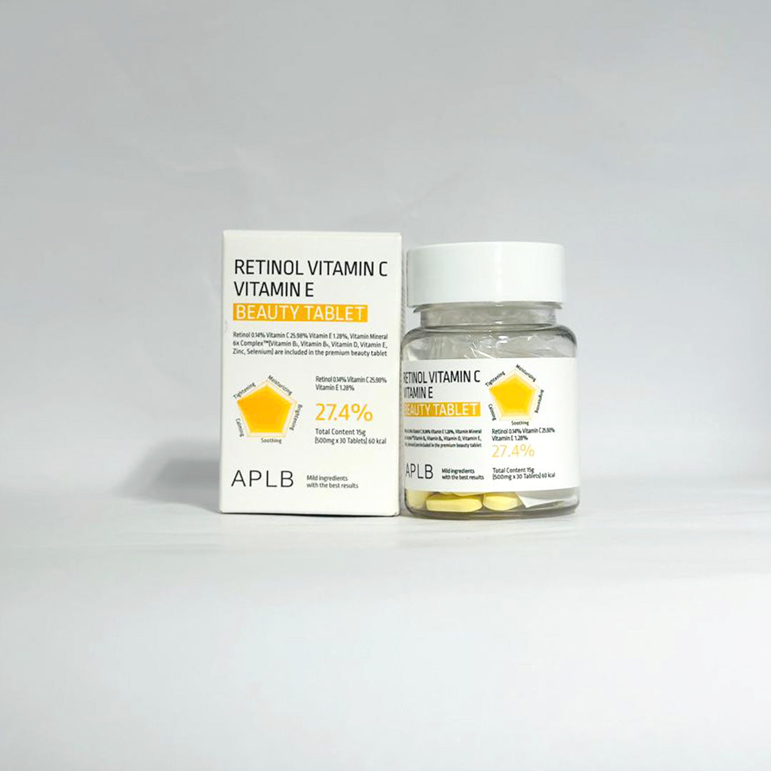 Aplb Retinol Vitamin C Vitamin E Beauty Tablet 30 Pcs