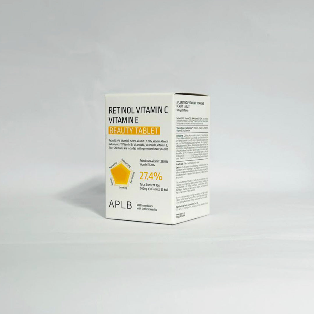 Aplb Retinol Vitamin C Vitamin E Beauty Tablet 30 Pcs