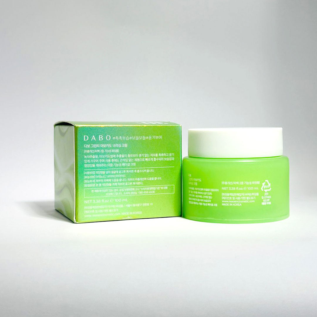 Dabo 30 Days Greentea Avocado Nourishing Cream 100 ml