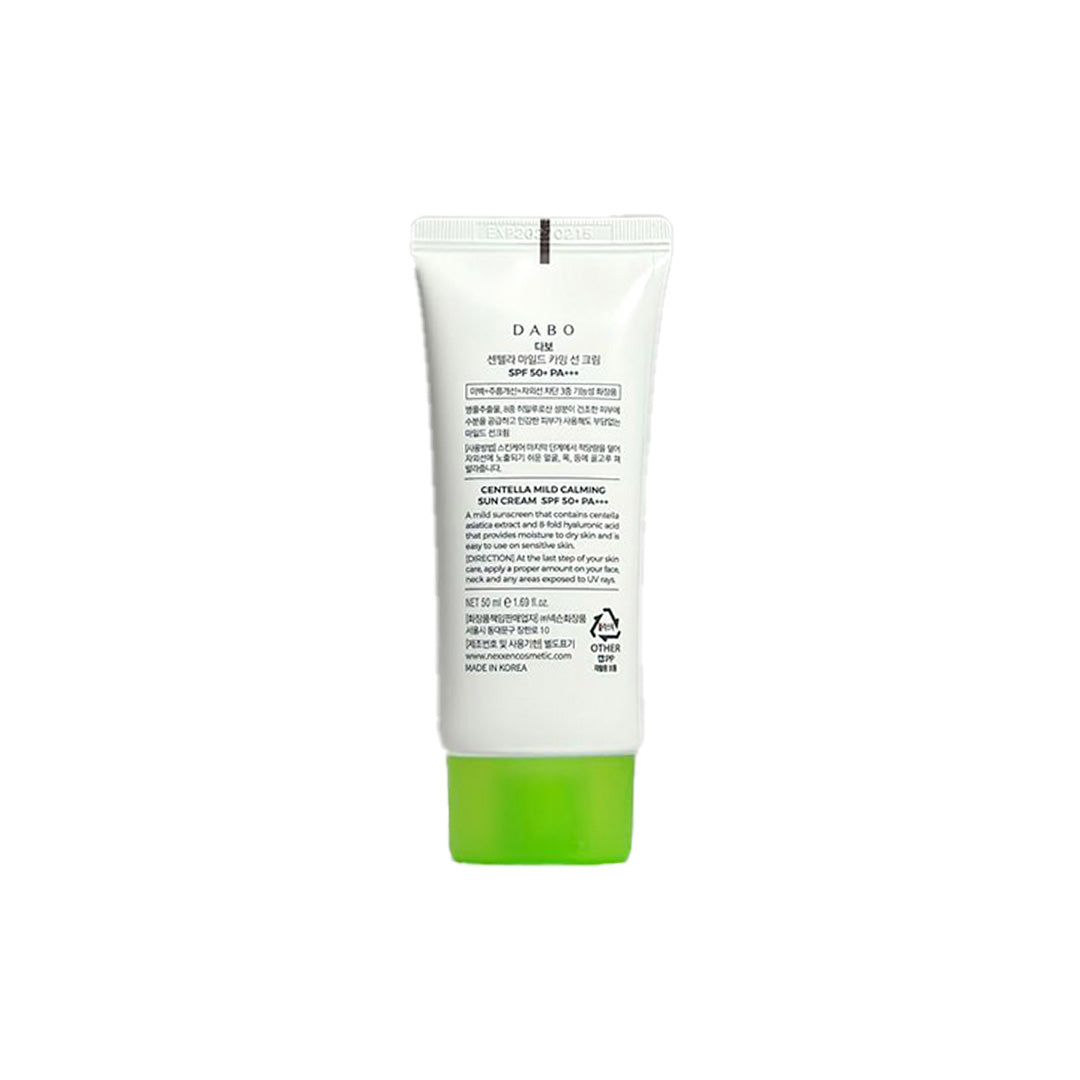 Dabo Centella Mild Calming Sun Cream Spf 50+ PA+++ 50 ml