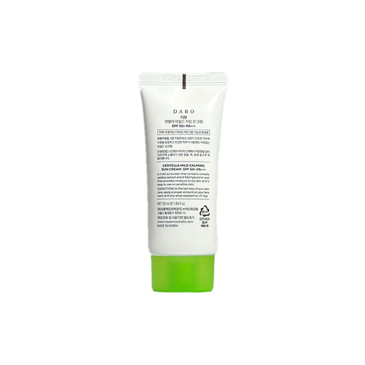 Dabo Centella Mild Calming Sun Cream Spf 50+ PA+++ 50 ml