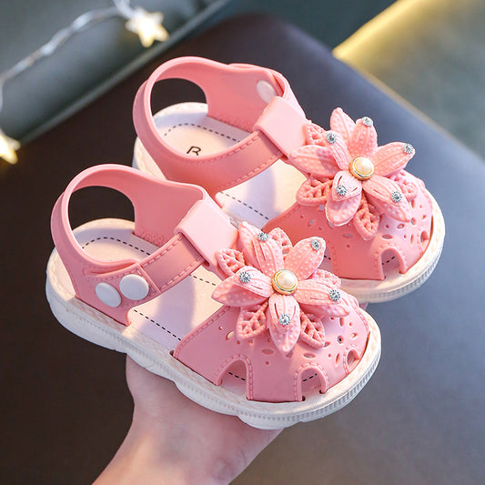 Imported Summer Baby Princess Sandals | Soft Sole Shoes for Girls (1–3 Years)