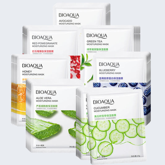 Imported💧Bioaqua Cucumber & Centella Asiatica Hydrating Essence Mask – Aloe Vera Moisturizing Sheet Mask