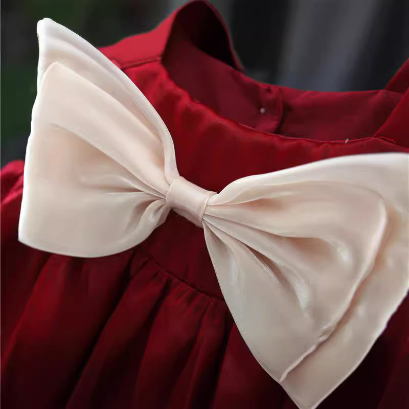 Imported 🌼 Baby Girls’ Spring & Summer Lace Flying Sleeve Dress – Solid Color Vest Style