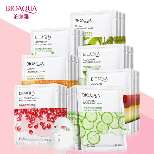 Imported💧Bioaqua Cucumber & Centella Asiatica Hydrating Essence Mask – Aloe Vera Moisturizing Sheet Mask