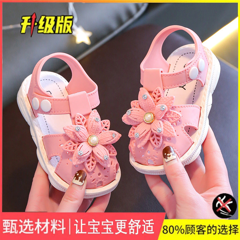 Imported Summer Baby Princess Sandals | Soft Sole Shoes for Girls (1–3 Years)