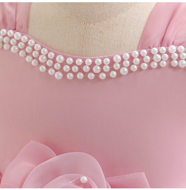 Girls' Princess Dress, Cross-Border Style, High-End Party Performance Costume, Toddler Tutu, Baby Dress, Children's Formal Wear
