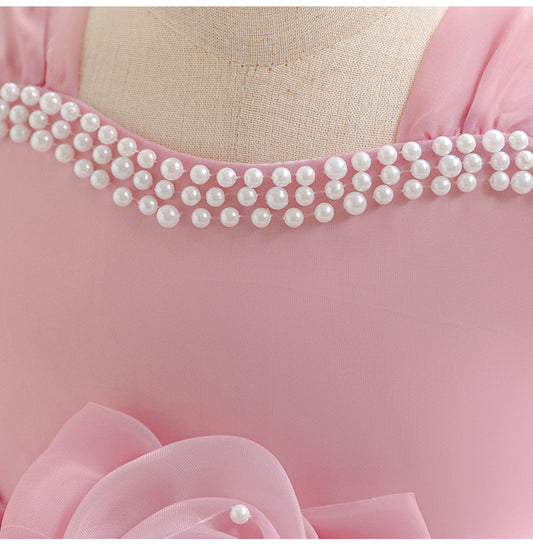 Girls' Princess Dress, Cross-Border Style, High-End Party Performance Costume, Toddler Tutu, Baby Dress, Children's Formal Wear