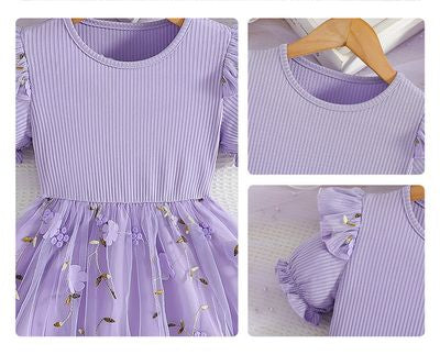 Imported  👗 European & American Style Princess Dress – Baby Girl Summer Gauze Skirt