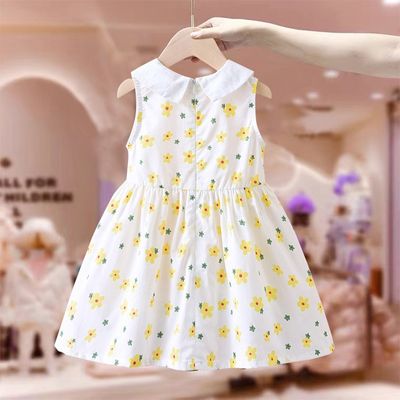 Imported Girls' Dress Summer 2025 New Children's Western-Style