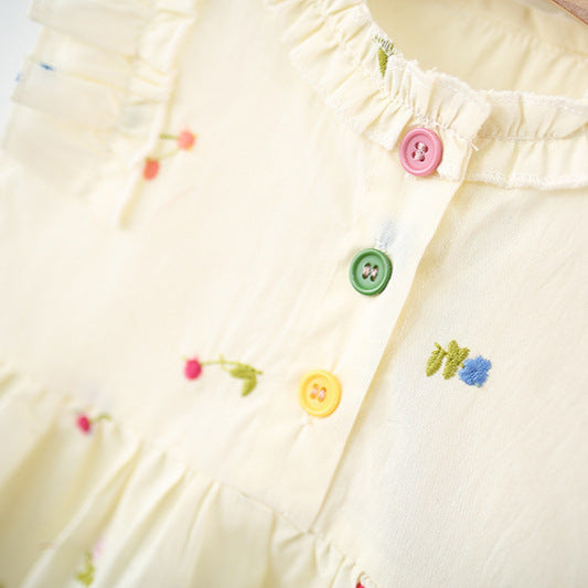 Imported🌸Girls’ Summer Sleeveless Princess Dress – Baby Girl Fashion Outfit