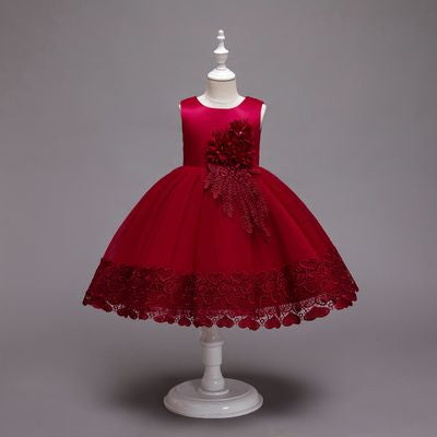 Imported 👑 Long Sleeve Princess Dress – Spring Piano & Birthday Outfit