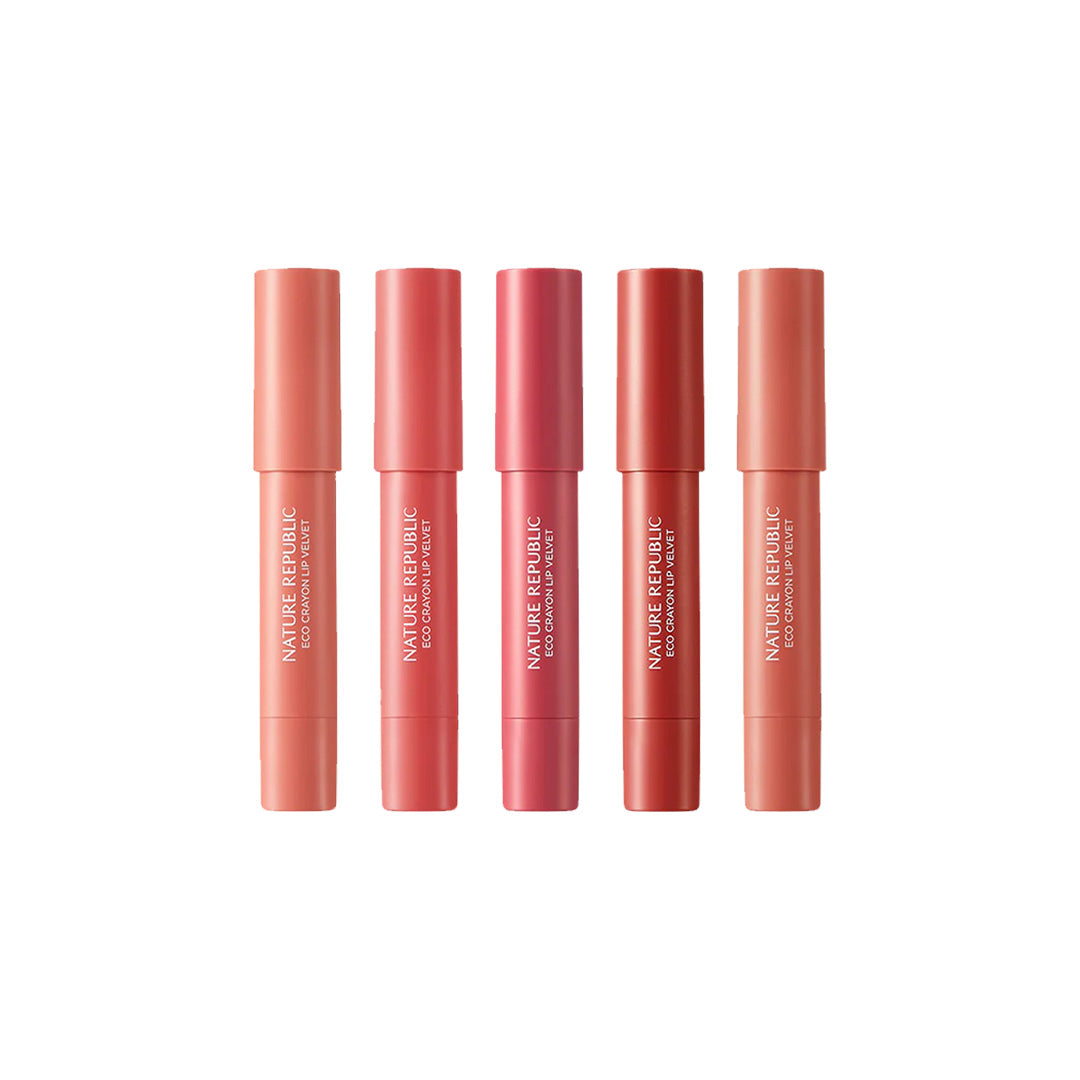 Nature Republic By Flower Eco Crayon Lip Velvet 2.8g