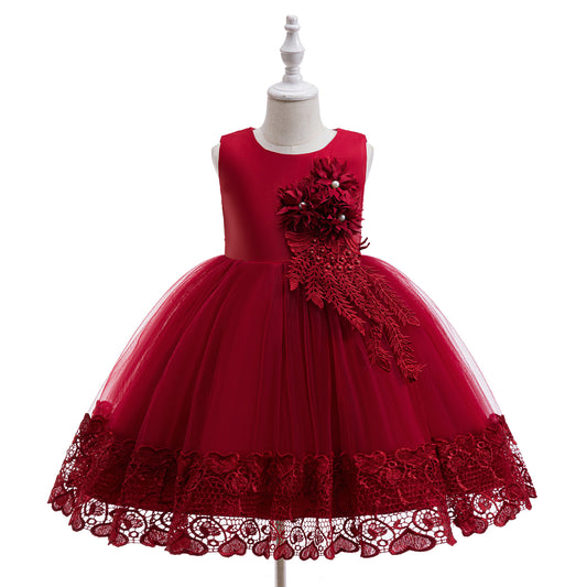 Imported 👑 Long Sleeve Princess Dress – Spring Piano & Birthday Outfit